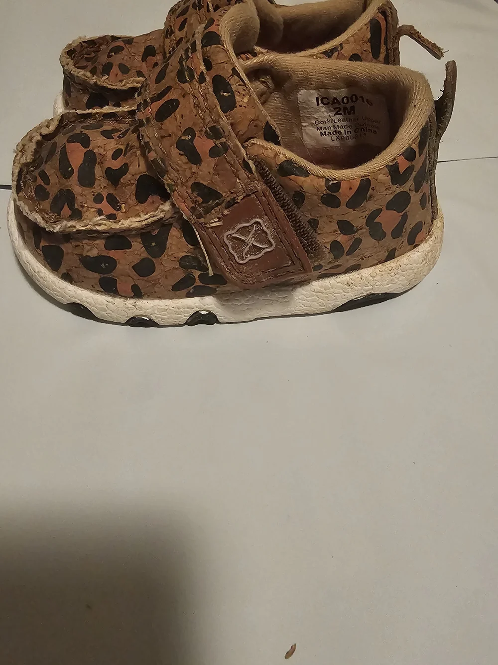Twisted X Infant Leopard Cork Driving Moc
